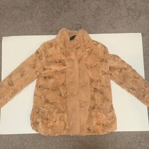 Chic Tan 100 percent rabbit fur